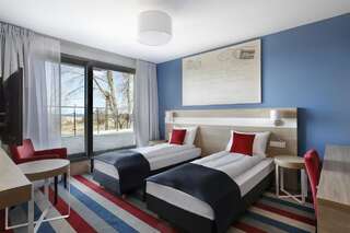 Отель Hotel Skipper Рева Двухместный номер с 1 кроватью с видом на море-1